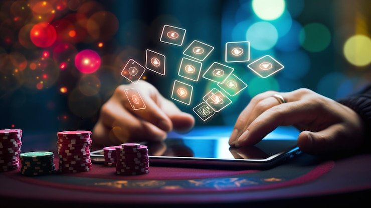 Tampilan live Baccarat di 888 gaming dengan dealer sungguhan dan antarmuka taruhan interaktif